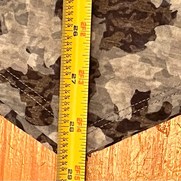 Ruby Rd Denim Blue Camo Print Studded Top 3X - Picture 9 of 14